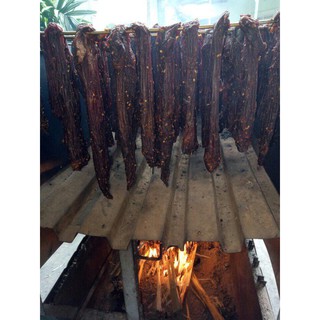 Thịt trâu khô gác bếp