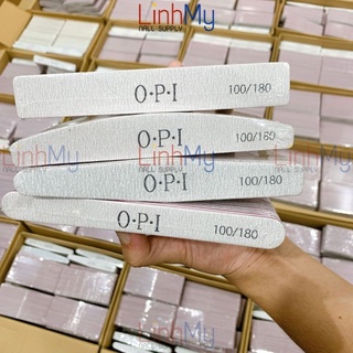 Dũa opi dày đen 100-180 dũa móng bột móng gel móng tay
