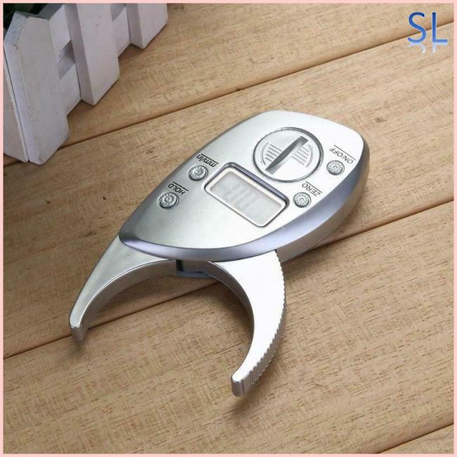 Digital LCD Body Fat Caliper Skin Fold Analyzer Measurement Thickness Test 50mm