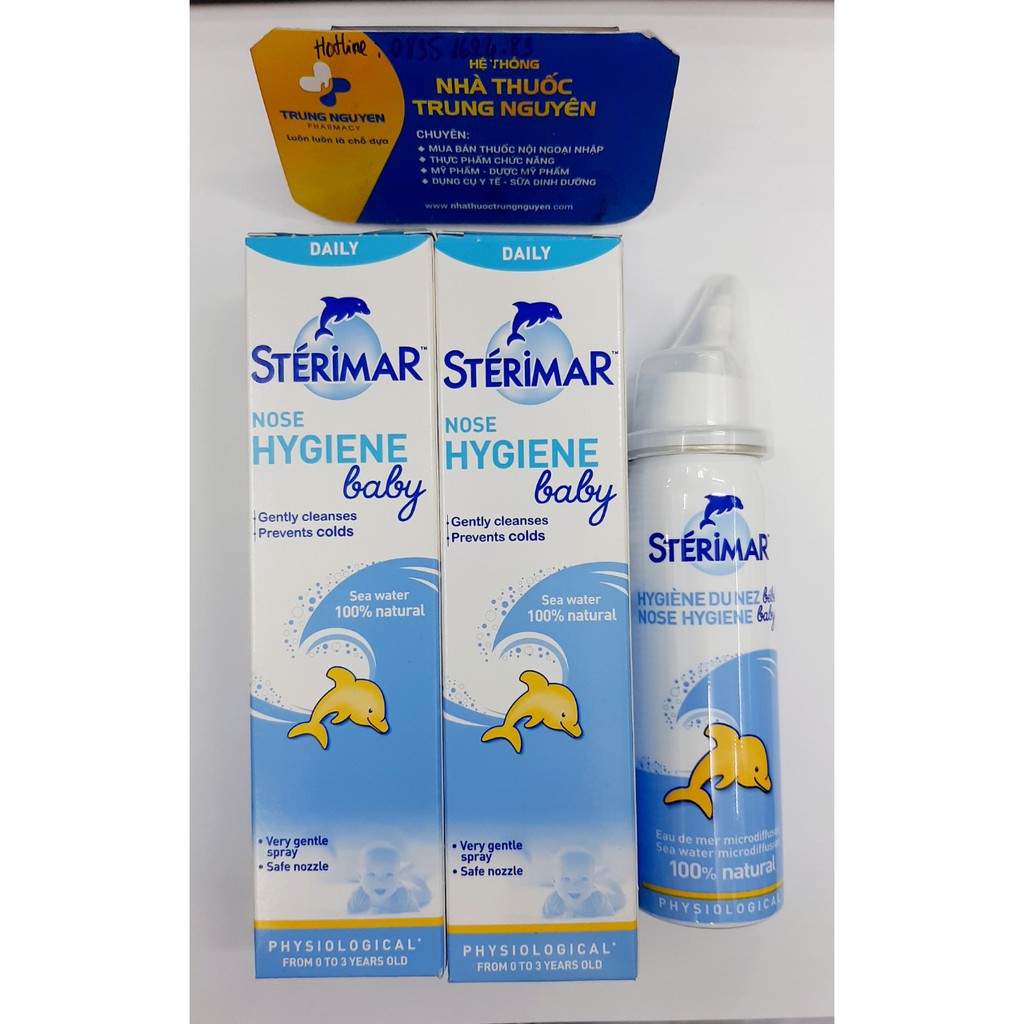 Nước muối biển Sterima baby dạng xịt