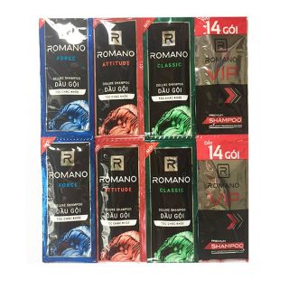 Dây dầu gội Romano (đủ màu dây 14 gói)