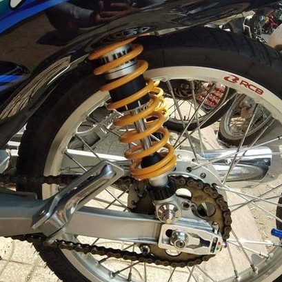 Phuộc sau  ohlins  SIRIUS  / JUPITER 275mm ( ty vàng )