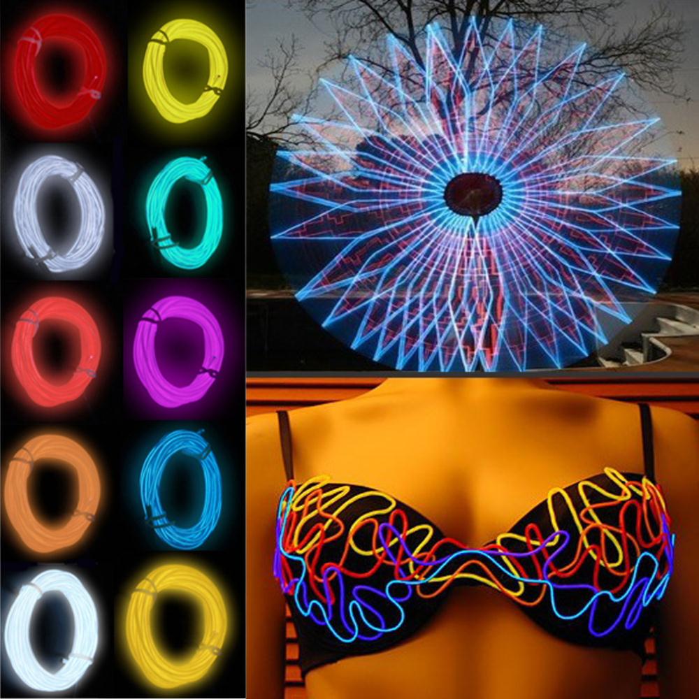 Dây đèn LED neon dài 1m/3m/5m dùng cho trang trí