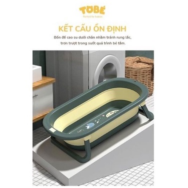 Chậu tắm gấp gọn Joly cao cấp hàng chính hãng tobe siêu tiện lợi an toàn hỗ trợ chăm sóc cho bé  2104