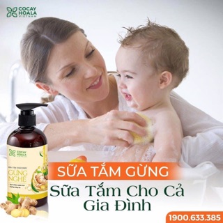 Sữa tắm gừng nghệ 300ml