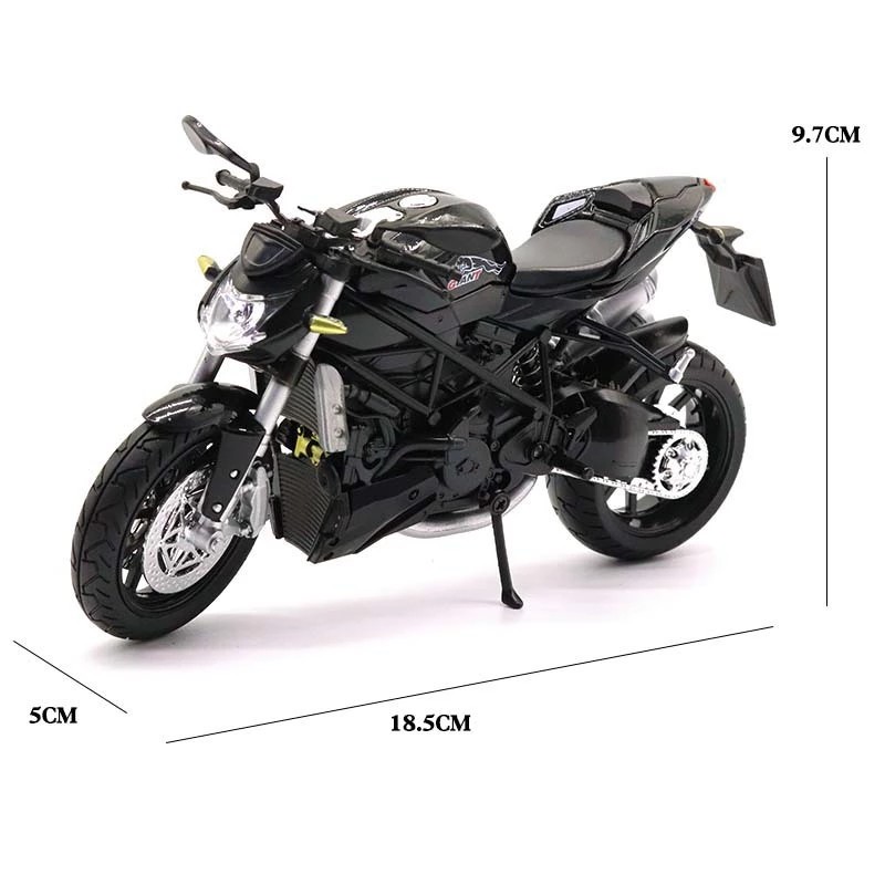 Mô Hình Xe Mô Tô Ducati Kích Thước 18.5x5x9.7cm Tỉ Lệ 1:12