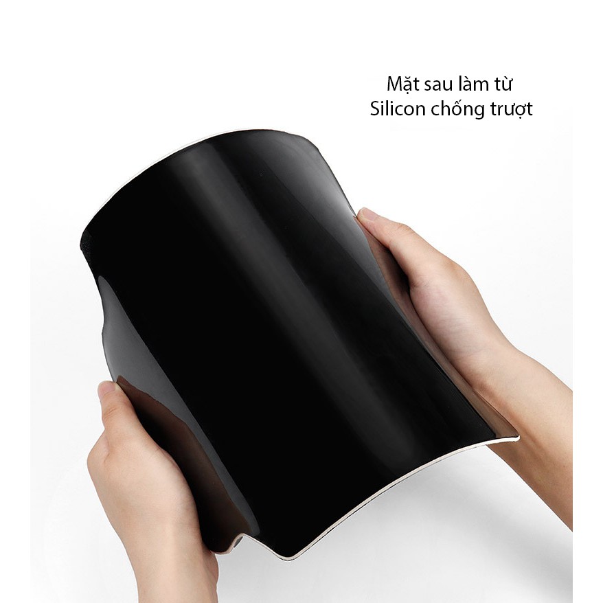 Miếng Lót Chuột, Bàn Di Chuột Baona bằng Silicon, Mút đệm êm chống mỏi cổ tay, Tăng khả năng di chuyển, trống trượt