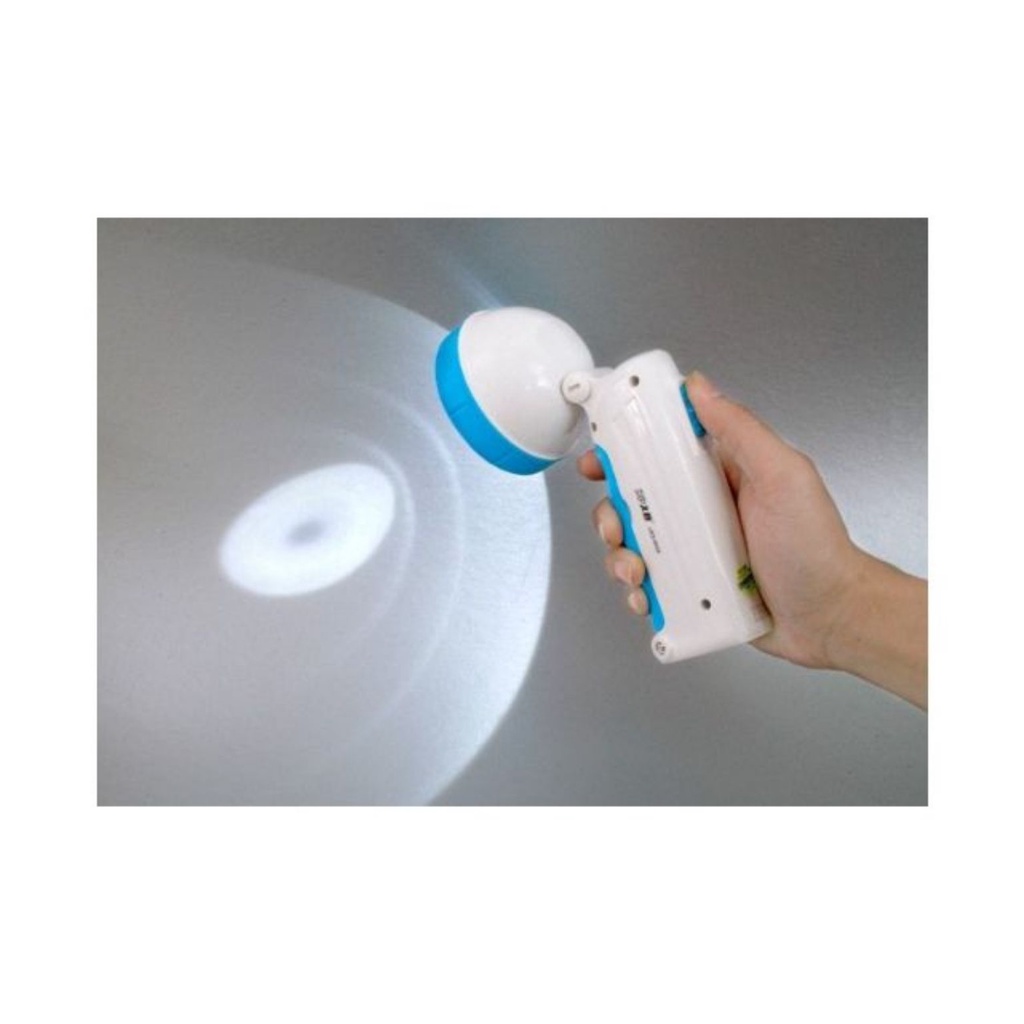 Đèn pin Led siêu sáng (chiếu xa), 2 chế độ sáng (2 đầu gập 90-180 độ), đèn pin cầm tay đa chức năng DP-9035B