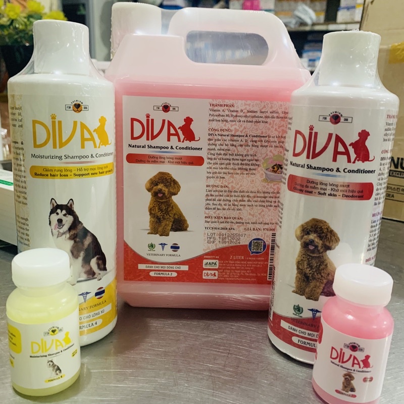 Sữa tắm Diva chai 400ml giúp chó mèo thơm lâu