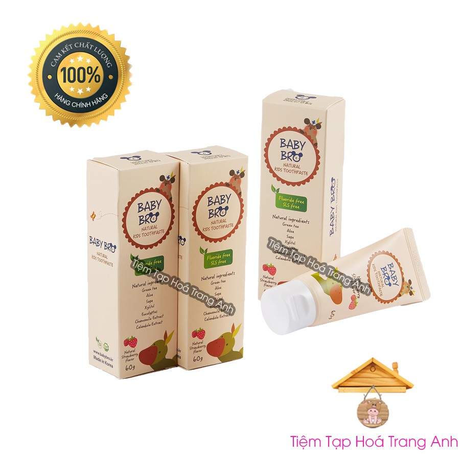 Kem đánh răng hữu cơ Bayby Bro