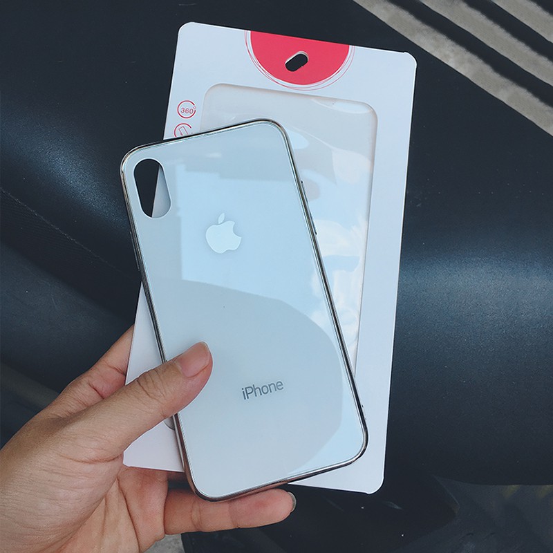 Ốp lưng kính cao cấp cho điện thoại iPhone IP6.6S, 6Plus.6SPlus, IP7.8, 7Plus.8Plus, X/Xs, XR, Xs Max | BigBuy360 - bigbuy360.vn