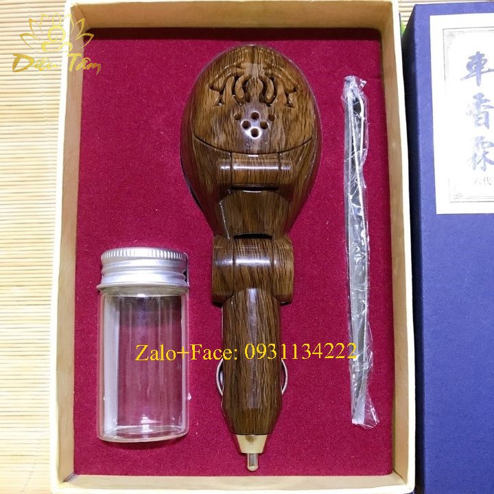 Lò đốt, lư xông trầm điện dùng trong ô tô  tẩu đốt nhang miếng tiện lợi cách điện