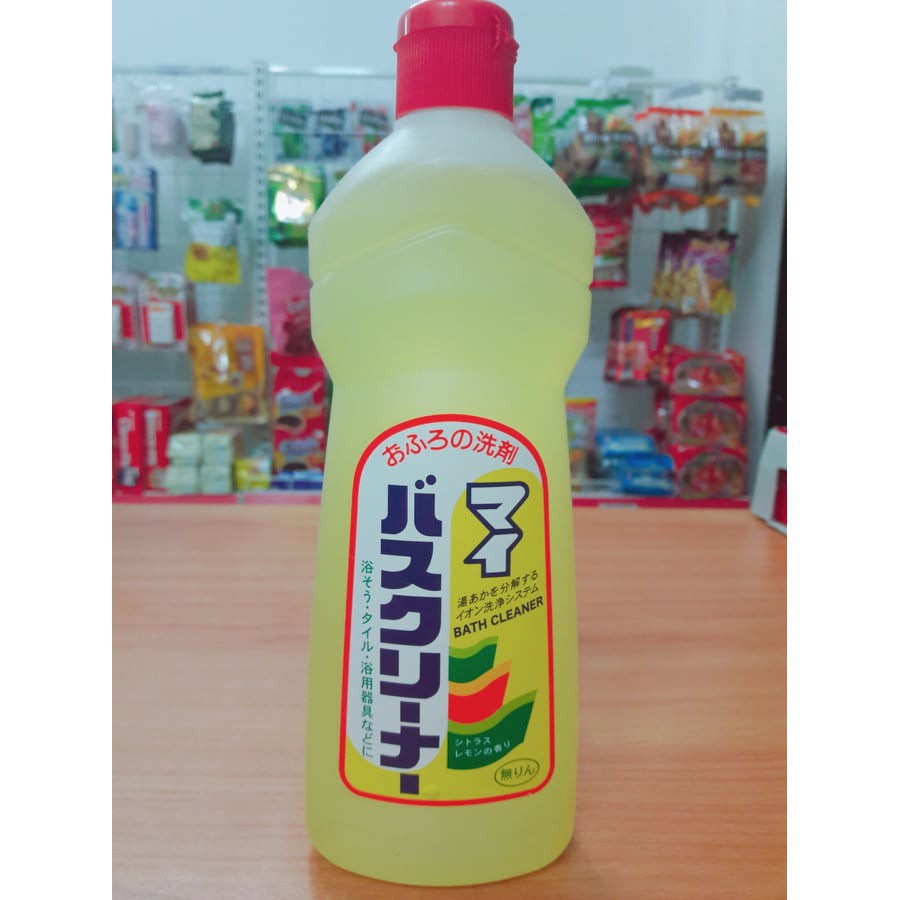 [Hỏa tốc HCM] Nước tẩy rửa nhà tắm Super Bass hương chanh 500ml nội đia Nhật Bản
