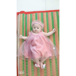 Đầm cho bé đầy tháng, thôi nôi