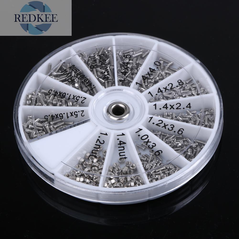 Bộ 600 Đai Ốc Bằng Thép Không Gỉ 12 Loại