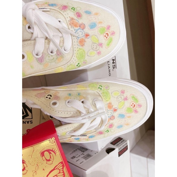 GIÀY VAN.S SANDY LIANG CREAM BABY CUTE LAI AU