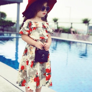 Váy maxi cho bé, váy cho bé gái