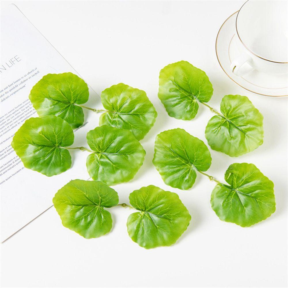 Set 20 Lá Cây Giả Trang Trí Không Gian Xanh