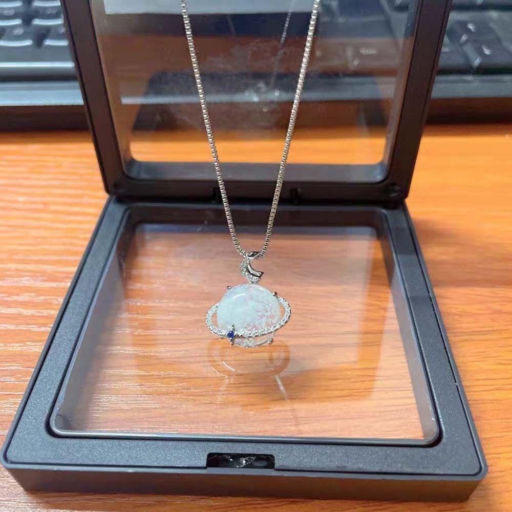 Vòng cổ MặT Trăng Và Ngôi Sao ĐíNh Đá Sang TrọNg|Vòng cổ Mặt Hình Hành Tinh Màu Sắc Phong Cách Hàn Quốc