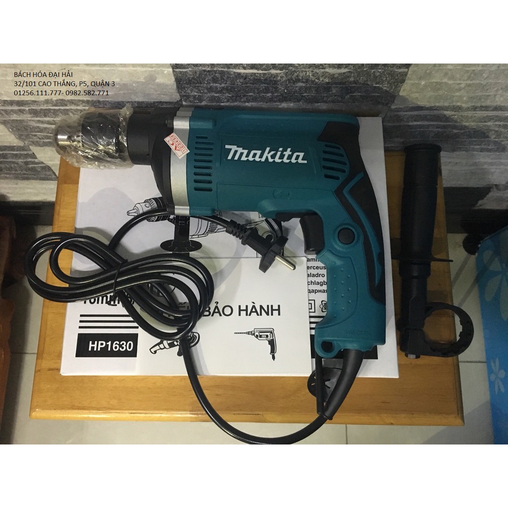 Máy Khoan Búa Makita Hp 1630 Công Suất 710W Sử Dụng Mũi Khoan 16Mm_ Ruột Đồng