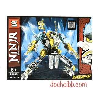 Lego Lắp Ráp Ninja Master cưỡi Robot chiến binh- 7015B