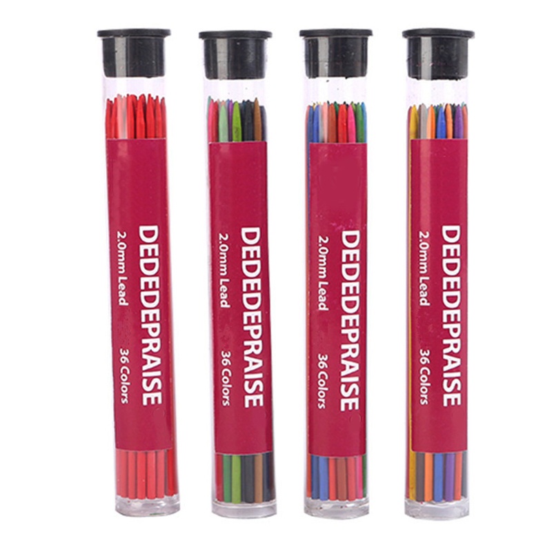 Ruột Bút Chì Bấm Kích Thước 2.0mm Với 36 Màu Lựa Chọn