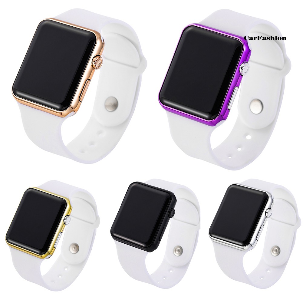 Đồng hồ đeo tay kỹ thuật số mặt hình vuông dây đeo silicon thời trang cho bé | BigBuy360 - bigbuy360.vn