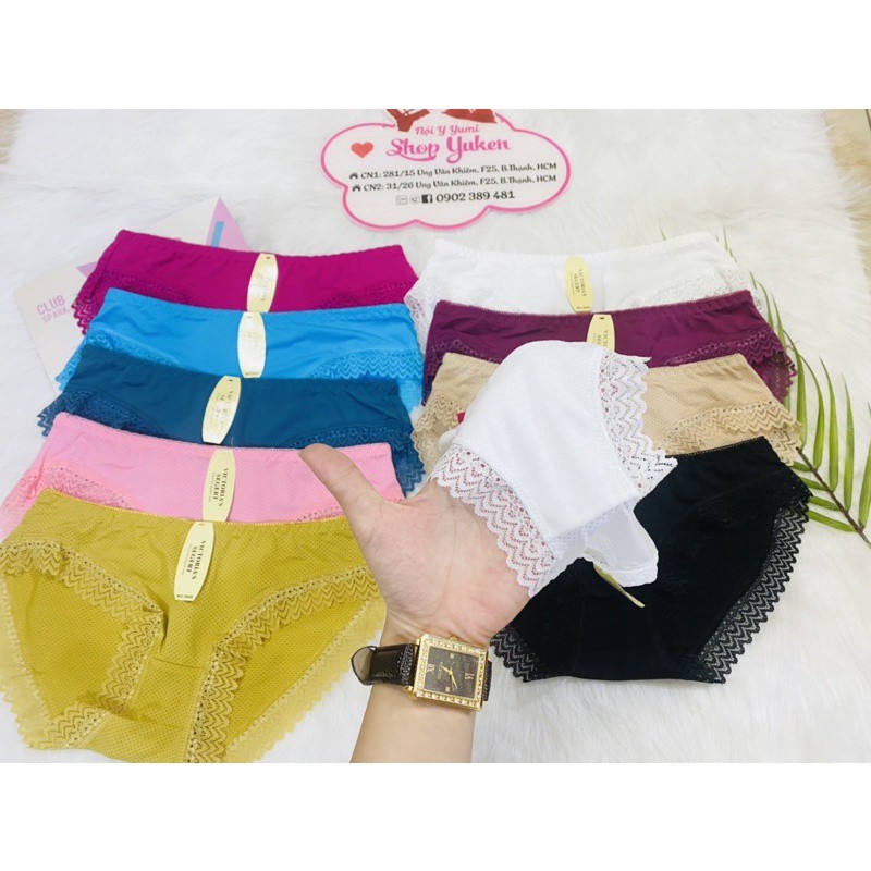 ♥️ SHOP UY TÍN ♥️♥️ Quần Lót Nữ Thông Hơi Phối Ren Thoáng Mát Êm Q5866 Quần chíp thông hơi