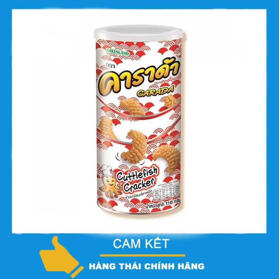 Bánh Snack Mực Nướng Carada Cuttlefish Cracker 110g Thái Lan chính hãng | BigBuy360 - bigbuy360.vn