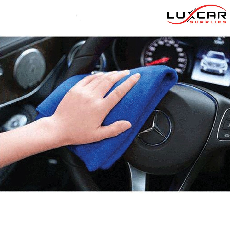 Khăn Microfiber 3M Lau Xe Hơi Mềm Mịn Thấm Hút Nước Tốt Chuyên Dụng Lau Rửa Xe Hơi Xe Máy Ô Tô (Màu Ngẫu Nhiên)