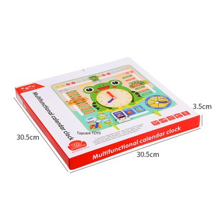 ĐỒ CHƠI GIÁO DỤC - ĐỒNG HỒ ẾCH ĐA NĂNG ( LOẠI  ĐẸP )