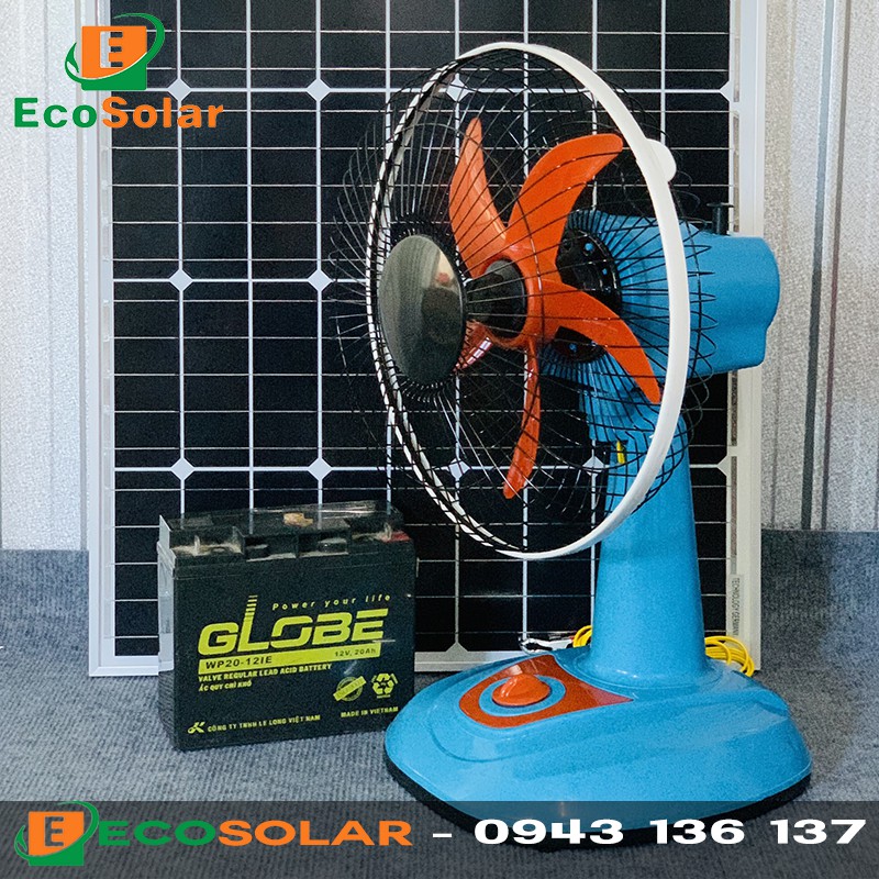 Quạt bàn kẹp bình 12v - B3