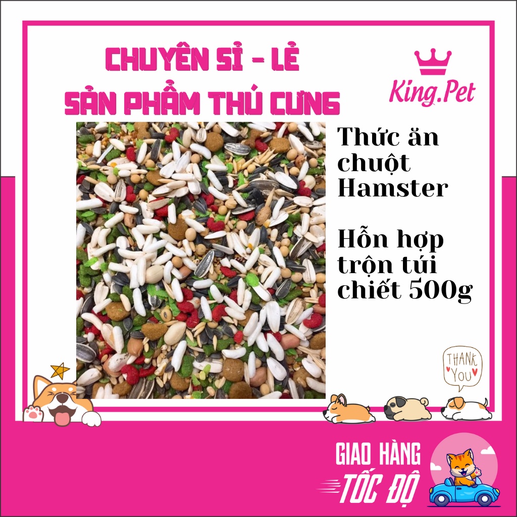 THỨC ĂN CƠ BẢN CHO HAMSTER