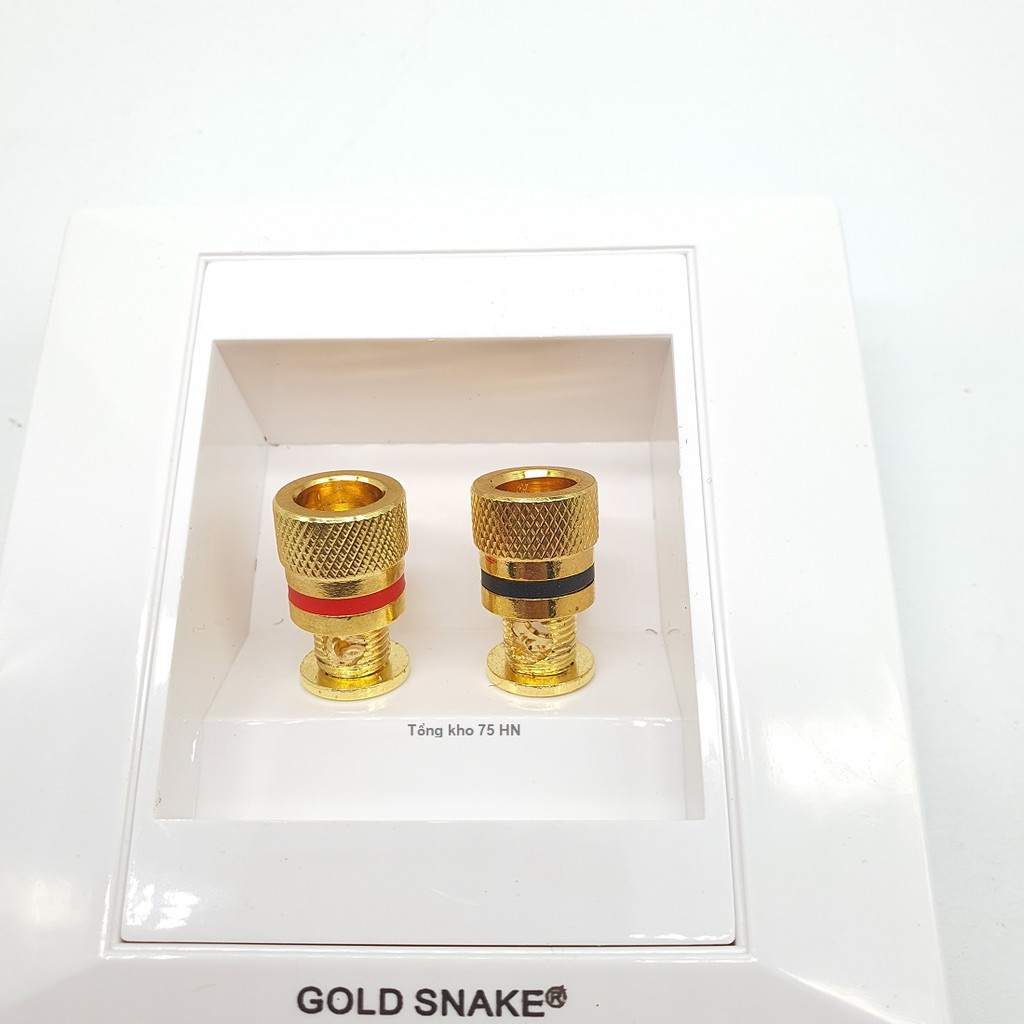 01 cái hậu loa Gold Snake cao cấp - Cọc loa đôi Gold Snake - Trạm loa, máng loa