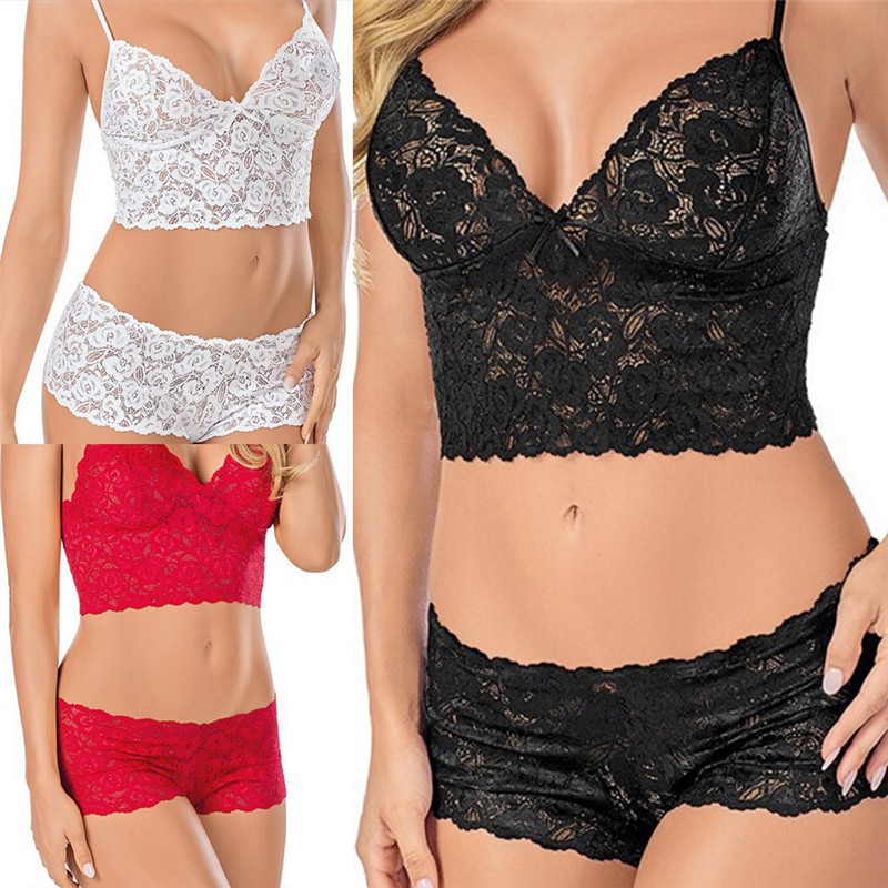 Set Đồ Lót Ren Gợi Cảm Cho Nữ