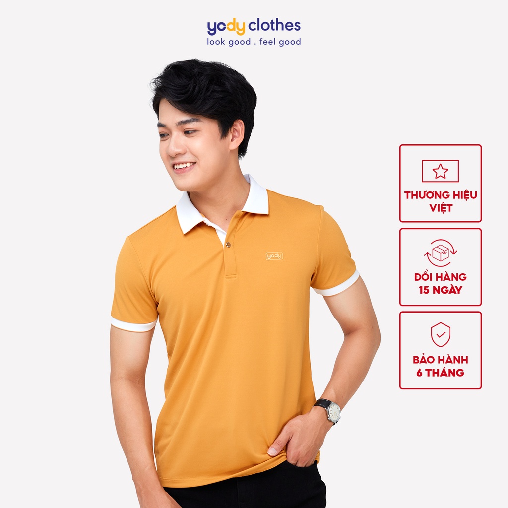 Combo 2 áo thun polo cặp đôi YODY vải cafe APN3700 và APM3635 (khách ghi chú màu và size khi đặt hàng)