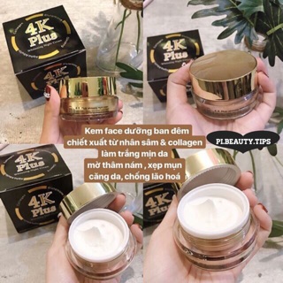 Kem dưỡng trắng da ban đêm 4k plus