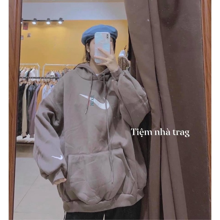 [Mã 12FASHIONSALE1 giảm 10K đơn 50K] Áo hoodie dày dáng rộng chuẩn hàng QC | WebRaoVat - webraovat.net.vn