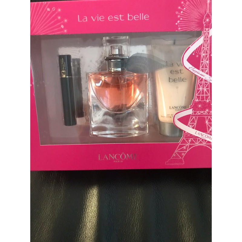 Set nước hoa Lancome La Vie Est Belle for Women EDP (1 NH 30ml + 1 Dưỡng thể 50ml + 1 Mascara 2ml)