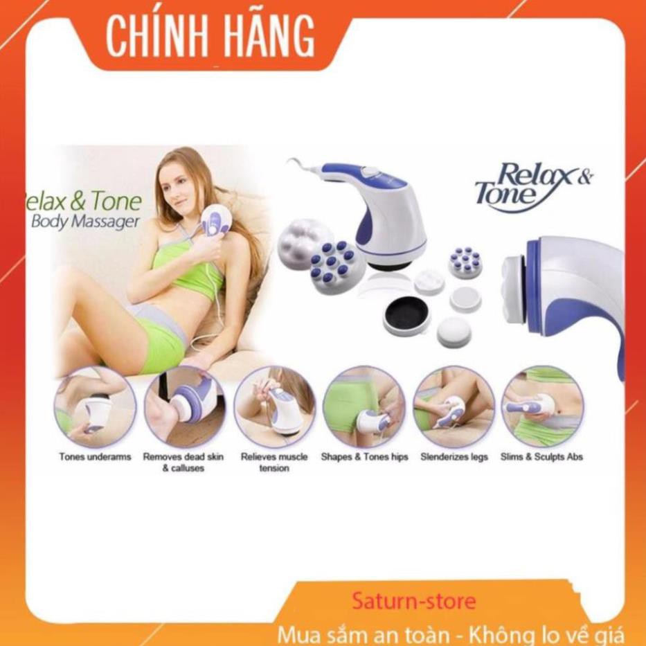 (Giá rẻ hủy diệt) -  Máy mát xa cầm tay Relax and Spin Tone nhỏ gọn chất liệu cao cấp giúp lưu thông tuần hoàn khí huyết