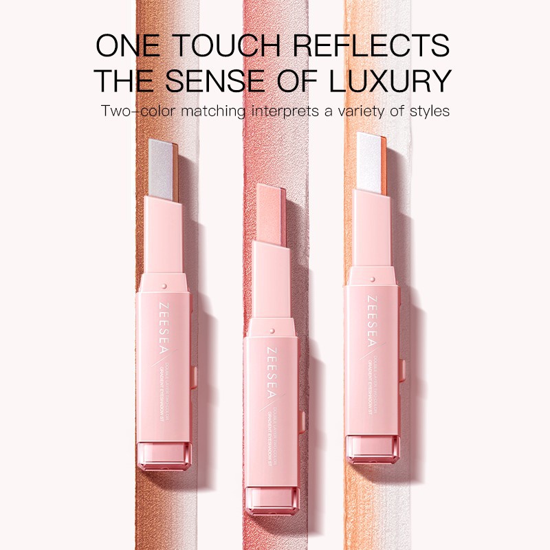 Thỏi phấn mắt ZEESEA mịn màu nhũ kim tuyến kép siêu mịn thuận tiện  | BigBuy360 - bigbuy360.vn