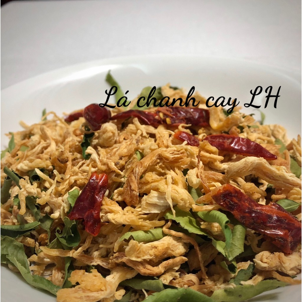 1Kg Khô gà lá chanh cay Lày Hòa