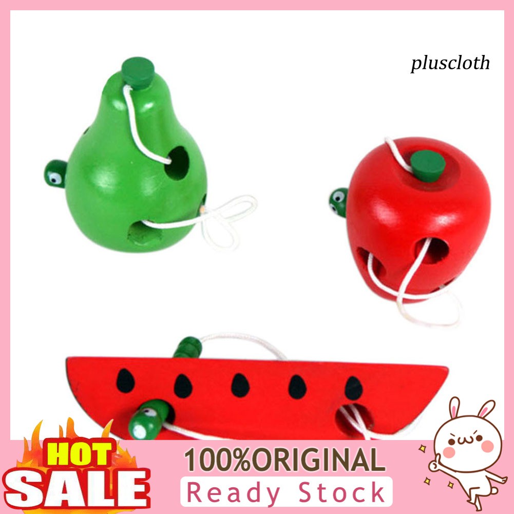 Đồ Chơi Sâu Ăn Trái Cây Bằng Gỗ Cho Bé