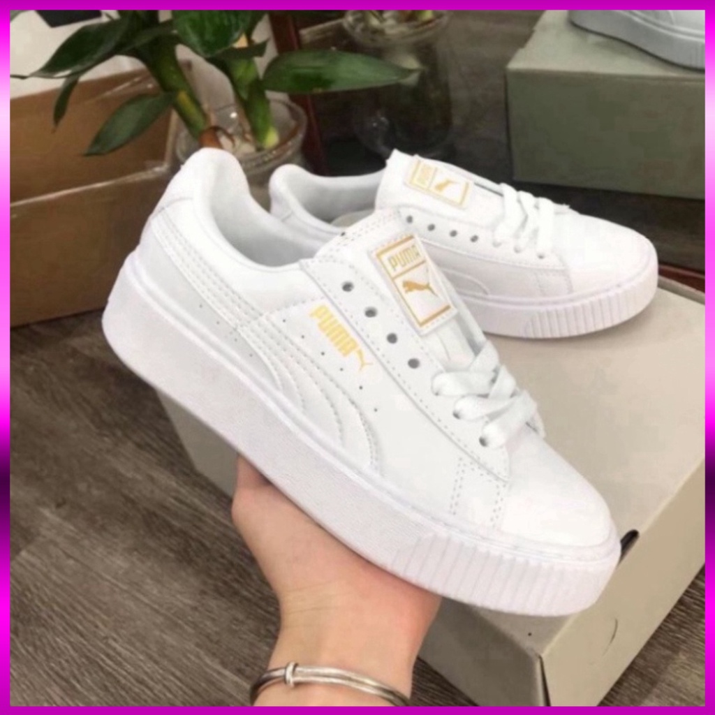 [FREE SHIP] Giày thể thao puma trắng full , giày puma kẻ đen hàng cao cấp full box bill - tina | BigBuy360 - bigbuy360.vn