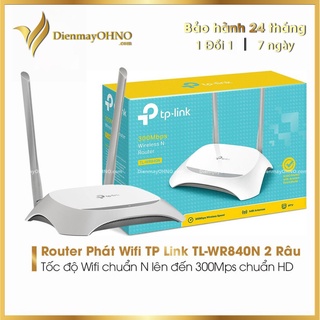 Bộ Thiết Bị Đầu Phát Wifi TP Link TL-WR840N Cục Phát Sóng Wifi 2 Râu Kết Nối Internet Tốc Độ Cao - OHNO VIỆT NAM