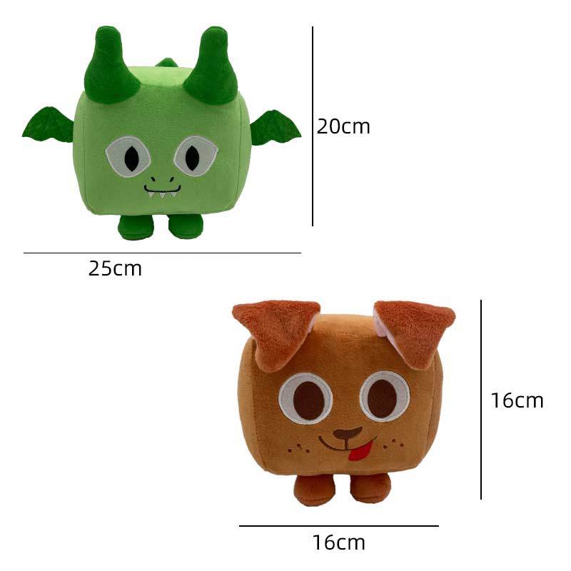 Big Games Pet Simulator X Cat Axolotl Dog Bat Plush Stuffed Doll Toy Kids Gift