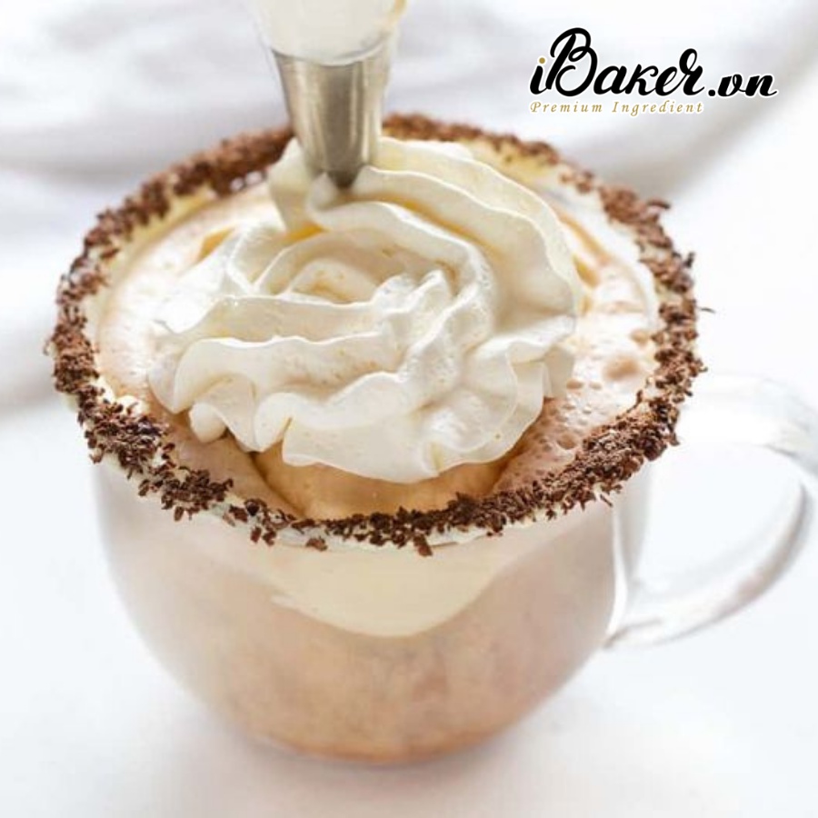 Ship Hỏa Tốc Kem Tươi Topping Base Rich's hộp cao 907g (bao bì mới)
