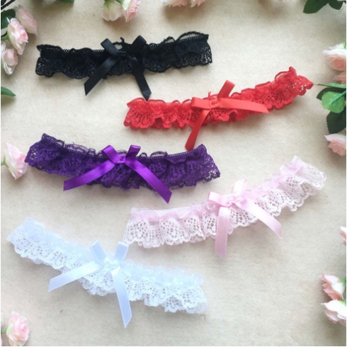 Đai Ren Đeo Đùi Hình Bướm Dây Đuôi Nơ Dài Xinh Xắn 000630