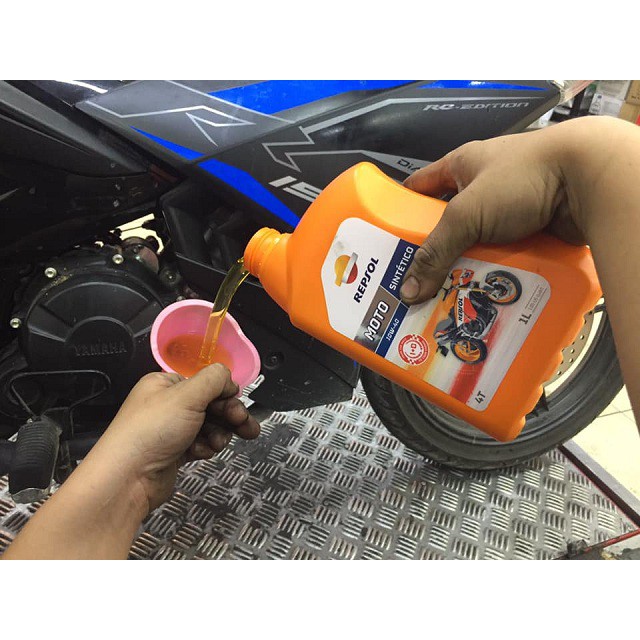 Nhớt Xe Số REPSOL Moto Sintetico 4T 10W40 Chính Hãng