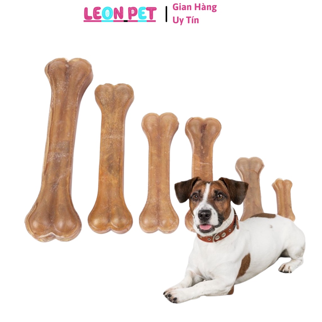 Xương Gặm Da Bò Cho Chó Sạch Răng - Leon Pet Store